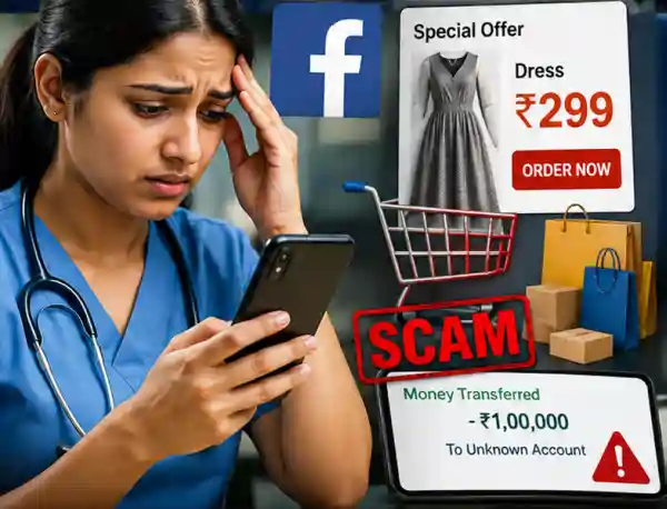 nurse falls victim to online shopping scam