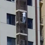 beijing elderly woman 27th floor rescue