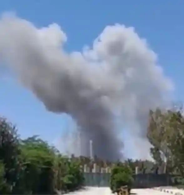 iran kharg island explosion railway bridge attack