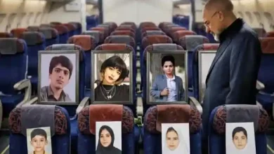 iran qalibaf emotional flight images