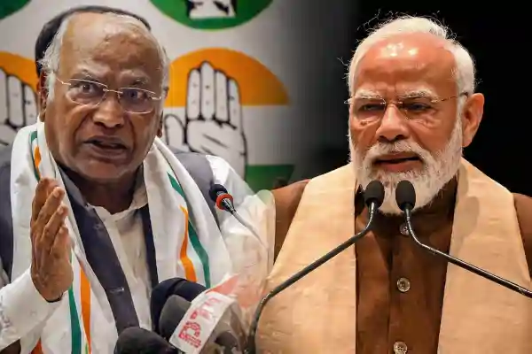 kharge modi eci notice controversy
