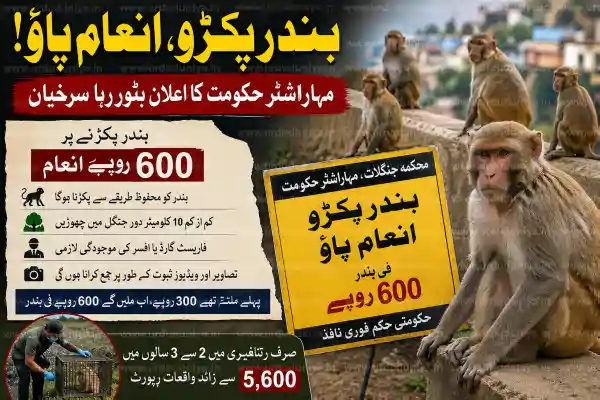 maharashtra monkey reward scheme