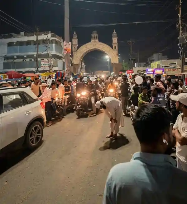 up rampur namaz road incident