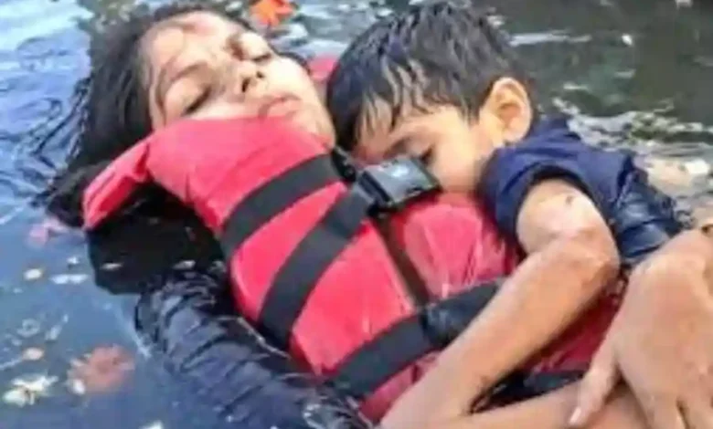 ai fake mother child bargi dam