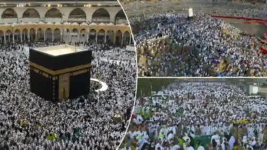 hajj 1447 pilgrims arafat muzdalifah