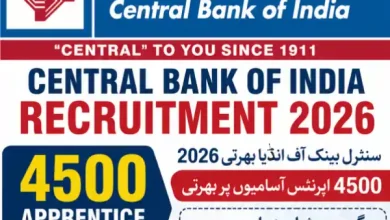 central bank of india recruitment 2026