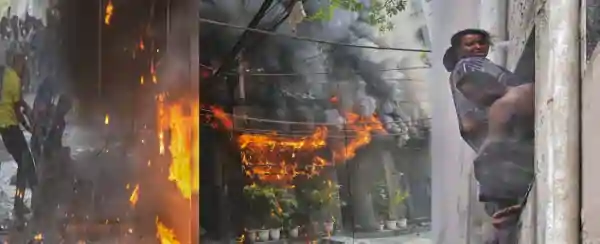delhi hotel fire malviya nagar