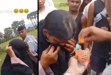bihar muslim woman niqab sindoor mob