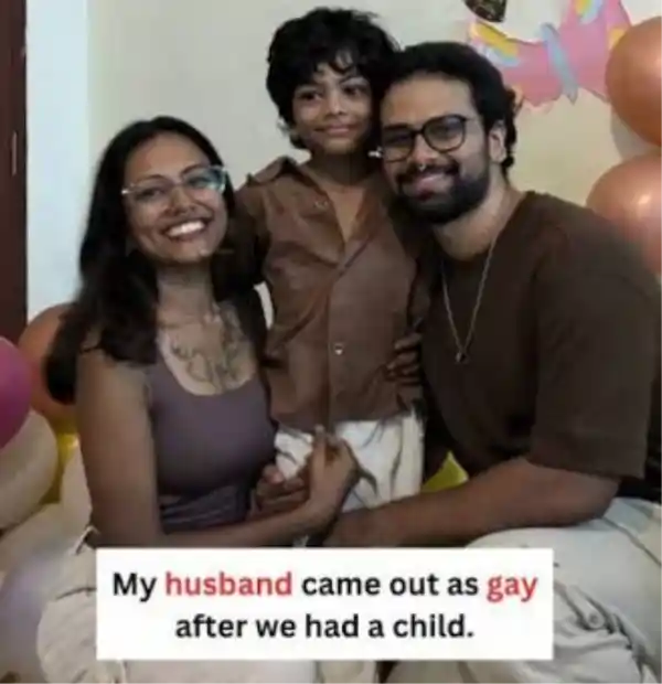 gay husband reveals sexuality after childbirth viral story