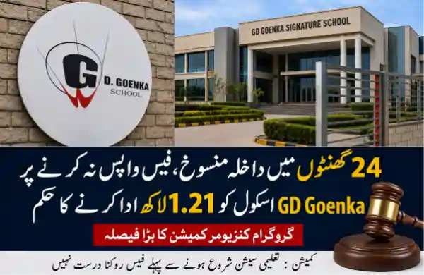 gd goenka school fee refund consumer commission