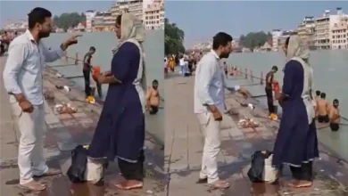 haridwar ganga muslim woman harassment