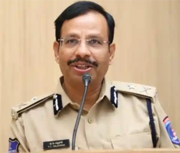 hyderabad police commissioner vc sajjanar