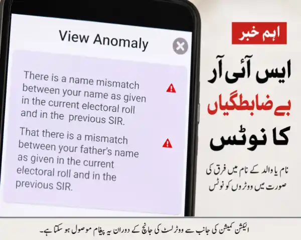 hyderabad sir voter notice anomalies telangana urdu