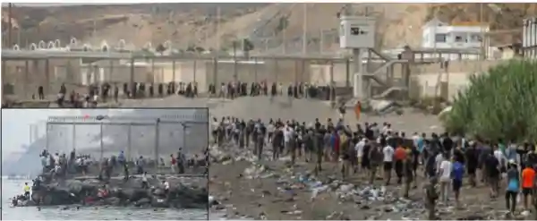 morocco spain ceuta migrant crisis 60000