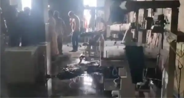 amravati nicu fire three newborns dead