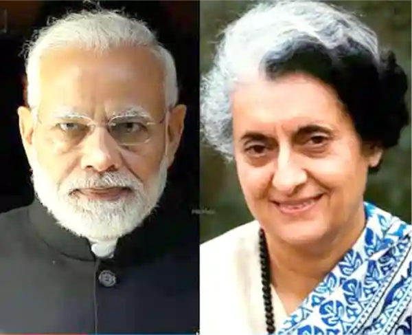modi indira gandhi political comparison