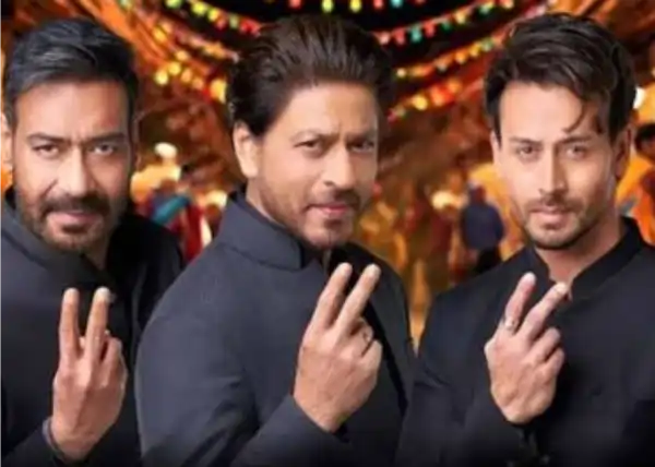 shah rukh ajay devgn tiger shroff vimal ad notice