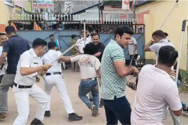bhangar college sfi abvp clash four arrested kolkata police