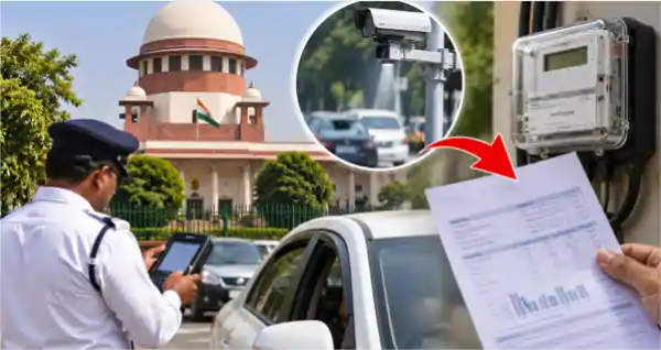 supreme court unpaid traffic echallans electricity bill