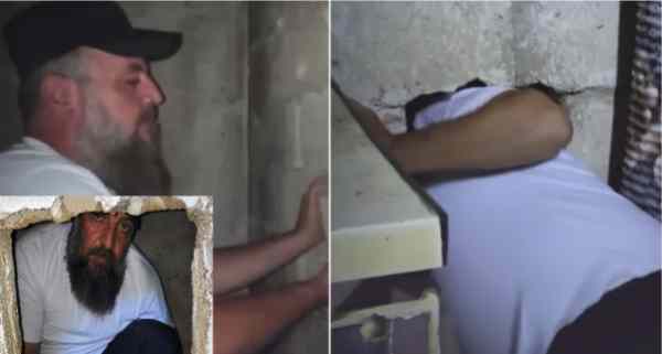 syrian mohammad zakour hidden behind wall 13 years