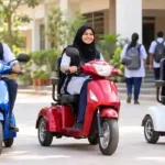telangana free scooters disabled students
