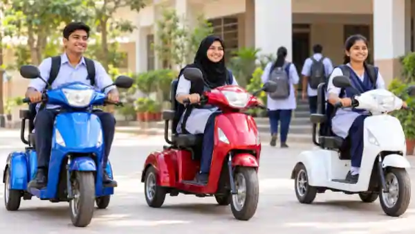 telangana free scooters disabled students