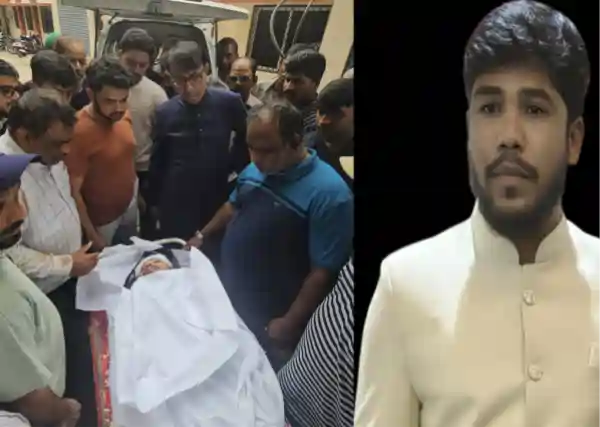 telangana man dies in shamshabad road accident