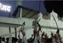 damoh jama masjid firing jai shri ram slogans