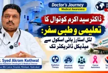 dr syed akram kothwal educational medical journey