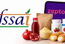 fssai action food safety zepto companies