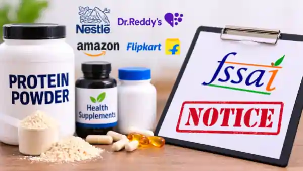 fssai protein powder health supplements notices nestle dr reddys amazon flipkart