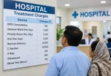 hospitals treatment costs display health ministry