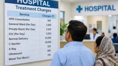 hospitals treatment costs display health ministry
