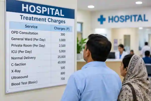 hospitals treatment costs display health ministry
