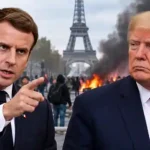 macron trump paris muslim city controversy