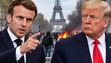 macron trump paris muslim city controversy